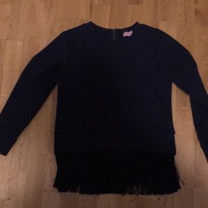 JCrew Sweatshirt with Fringe